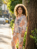 هودی و شلوار بچگانه دورس سه نخ آبرنگی